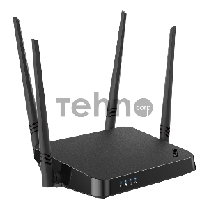 Роутер D-Link DIR-822/RU/E1A, Wireless AC1200 Dual-Band Router with 1 10/100Base-TX WAN port and 4 10/100Base-TX LAN ports.802.11b/g/n compatible, 802.11AC up to 866Mbps,1 10/100Base-TX WAN port, 4 10/100B