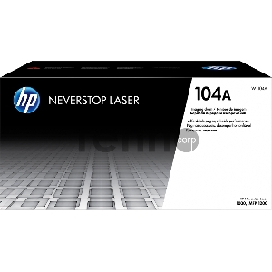 Барабан 104A для HP Neverstop Laser 1000a/w/1200a/w, 20К W1104A (внутри тонер на 5К)