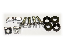 Кабельный организатор Hyperline CM-1U-ML-COV с металлическими кольцами и крышкой, 19