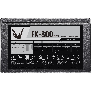 Блок питания Formula ATX 800W FX-800 (24+4+4pin) APFC 120mm fan 4xSATA RTL