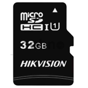 Флеш карта microSDHC 32GB Hikvision HS-TF-C1(STD)/32G/Adapter <HS-TF-C1(STD)/32G/Adapter>  (с SD адаптером) R/W Speed 92/20MB/s , V10