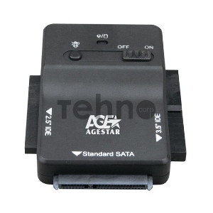 Адаптер-переходник AgeStar для HDD 2.5/3.5 3FBCP1 черный