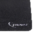 Коврик для мыши Gembird MP-BLACK, чёрный, размеры 220*180*1мм, полиэстер+резина, фото 2