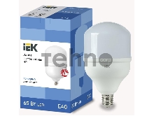 Лампа светодиодная IEK LLE-HP-65-230-65-E40 HP 65Вт 230В 6500К E40