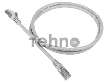 Патч-корд TWT FTP кат.5e, с заливными колпачками, 1.5 м, серый