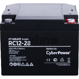 Батарея SS CyberPower RC 12-28 / 12 В 28 Ач Battery CyberPower Standart series RC 12-28 / 12V 28 Ah