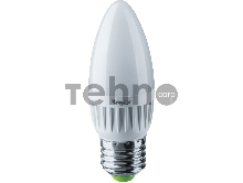 Лампа светодиодная 94 493 NLL-C37-7-230-2.7K-E27-FR 7Вт свеча 2700К тепл. бел. E27 500лм 176-264В Navigator 94493
