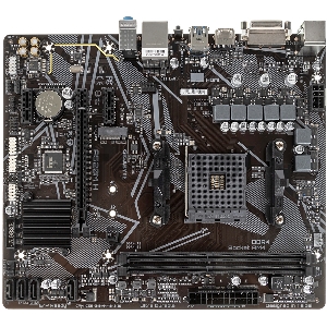 Материнская плата Gigabyte A520M H Soc-AM4 AMD A520 2xDDR4 mATX AC`97 8ch(7.1) GbLAN RAID+DVI+HDMI Материнская плата Gigabyte A520M H Soc-AM4 AMD A520 2xDDR4 mATX AC`97 8ch(7.1) GbLAN RAID+DVI+HDMI