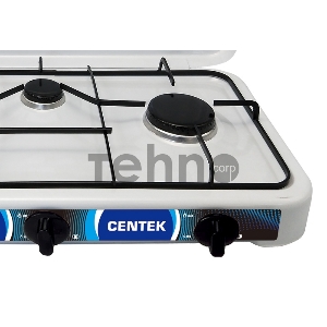 Плита газовая CENTEK CT-1522  белый  Centek CT-1522 (белая), 3 конфорки, КРЫШКА, сменные форсунки баллон/магистраль