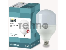 Лампа светодиодная HP 65Вт 230В 4000К E40 IEK LLE-HP-65-230-40-E40