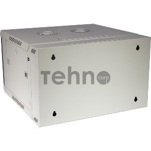 Шкаф настенный серии Pro, 3-секционный, 6U 600x600, стеклянная дверь