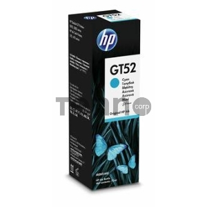 Картридж струйный HP GT52 M0H54AE голубой, 8000 стр. (70 мл), для HP DJ GT 5810/5820