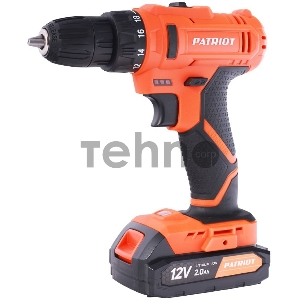 Дрель-шуруповерт Patriot THE ONE BR 117Li аккум. патрон:быстрозажимной (кейс в комплекте)
