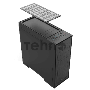 Компьютерный корпус E-ATX, без блока питания Gamemax TiTan Silent E-ATX case, black, w/o psu, w/2xUSB3.0+2xUSB2.0, HD-Audio, w/2x12cm front fans (GMXWFBK), w/1x12cm rear fan (GMX-WFBK)