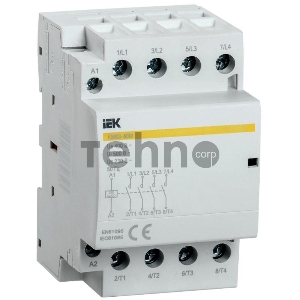 Контактор модульный КМ63-40М AC/DC IEK | MKK21-63-40 | IEK Контактор модульный КМ63-40М AC/DC IEK | MKK21-63-40 | IEK