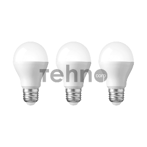 Лампа светодиодная REXANT Груша A60 15.5 Вт E27 1473 Лм 6500 K холодный свет (3 шт./уп.)