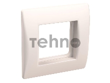 Рамка 1-м 2мод. с суппортом для коробок КМКУ бел. ИЭК CKK-40D-RSK2-K01