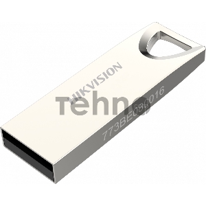 Флеш Диск HIKVision HS-USB-M200(STD)/64G/EN 64Gb <HS-USB-M200(STD)/64G/EN>, USB2.0, плоский металлический корпус