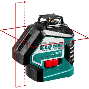 Уровни лазерные KRAFTOOL 34645  ll360 360 градусов 20м / 70м детектор