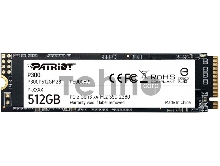 Накопитель SSD Patriot 512Gb M.2 P300 <P300P512GM28> (PCI-E 3.0 x4, up to 1700/1200MBs, 260000 IOPs, 3D QLC, SMI2263XT, TBW 160Tb, 22х80mm)