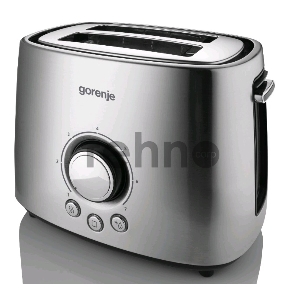 Тостер Gorenje T1000E серебристый/черный Тостер Gorenje T1000E серебристый/черный