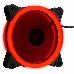 Вентилятор Aerocool REV Red , 120x120x25мм, цвет светодиодов : красный, подсветка в виде двойного кольца, 3+4-Pin, 1200 об/мин, 41,3 CFM, 15,1 дБА, фото 15