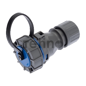 Розетка кабельная переносная влагозащищенная 16 А, 2Р+РЕ, IP68 REXANT