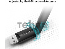 Беспроводный двухдиапазонный USB2.0 адаптер TP-Link Archer T2U Plus, 433Мбит/с + 200Мбит/с