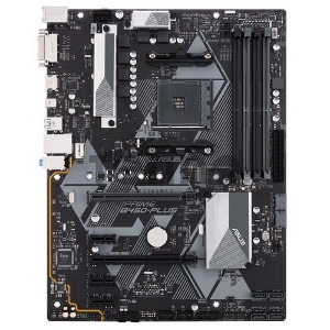 Материнская плата ASUS PRIME B450-PLUS, ATX B450, 4*DDR4, DVI+HDMI, CrossFireX, SATA3 + RAID, Audio, Gb LAN, USB 3.1*7, USB 2.0*6, COM*1 header (w/o cable) Материнская плата ASUS PRIME B450-PLUS, ATX B450, 4*DDR4, DVI+HDMI, CrossFireX, SATA3 + RAID, Audio, Gb LAN, USB 3.1*7, USB 2.0*6, COM*1 header (w/o cable)