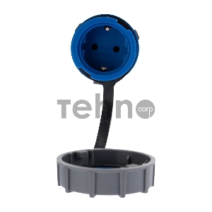 Розетка кабельная переносная влагозащищенная 16 А, 2Р+РЕ, IP68 REXANT