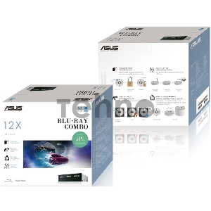 Привод Blu-Ray Asus BC-12D2HT черный SATA внутренний RTL
