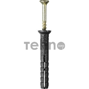 Дюбель-гвоздь полипропиленовый, потайный бортик, 6 x 40 мм, 125 шт, STAYER Master