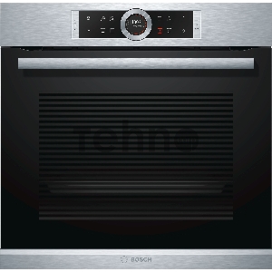 Электрический духовой шкаф Bosch HBG632BS1 59.5x59.4x54.8 см, 71л, дисплей, 8 режимов, сталь