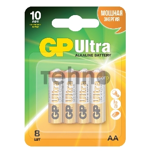 Батарея GP Ultra 24AU-2CR8 AAA (8шт) блистер