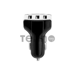 Зарядное устройство в прикуриватель REXANT 3 x USB, 1000mA, черное