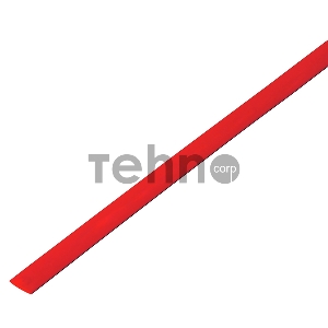 Термоусадочная трубка 25/12,5 мм, красная, упаковка 10 шт. по 1 м PROconnect