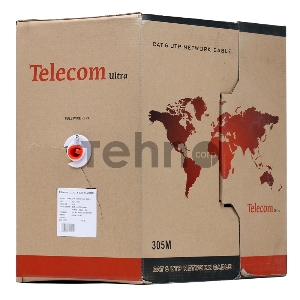 Кабель Telecom Кабель Ultra UTP кат.6 4 пары (305м) (0.57mm) TU634057(E) Кабель Telecom Кабель Ultra UTP кат.6 4 пары (305м) (0.57mm) TU634057(E)