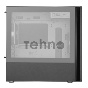 Корпус без БП Cooler Master Silencio S400, USB3.0x2, 1xSD card reader, 2x120 Fan, TG Side Panel, mATX, w/o PSU