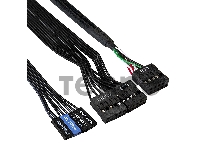 Корпус Minitower ExeGate EX291143RUS BAA-105-01-AA500 (mATX, БП AA500 с вент. 8см, 4*USB, аудио, черный)