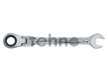 Ключ MATRIX 14865  комбинированный трещоточный 13мм CrV шарнирный зерк.хром professional