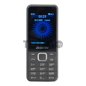 Мобильный телефон Digma A241 Linx 32Mb серый моноблок 2.44 240x320 GSM900/1800