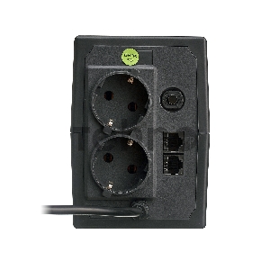Источник бесперебойного питания ExeGate EP276528RUS Power Back BNB-650<650VA, Black, 2 евророзетки>