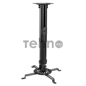 Кронштейн для проектора потолочный с регулировкой расстояния (380-580 мм) макс. 13,5 кг серия Profi REXANT