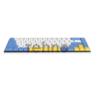 Клавиатура беспроводная Dareu EK868 White-Blue-Yellow (белый/синий/желтый), подключение: проводное+Bluetooth, свитчи: ультратонкие Kailh-Dareu Red (linear) Клавиатура беспроводная Dareu EK868 White-Blue-Yellow (белый/синий/желтый), подключение: проводное+Bluetooth, свитчи: ультратонкие Kailh-Dareu Red (linear)