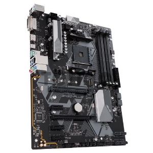 Материнская плата ASUS PRIME B450-PLUS, ATX B450, 4*DDR4, DVI+HDMI, CrossFireX, SATA3 + RAID, Audio, Gb LAN, USB 3.1*7, USB 2.0*6, COM*1 header (w/o cable)