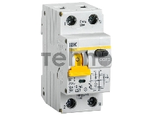 Выключатель автоматический дифференциального тока 2п (1P+N) B 16А 10мА тип A 6кА АВДТ-32 ИЭК MAD22-5-016-B-10