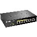Коммутатор Unmanaged Switch with 8 10/100/1000Base-T ports (4 PoE ports 802.3af/802.3at (30 W), PoE Budget 68).8K Mac address, Auto-sensing, 802.3x Flow Control, Stand-alone, Auto MDI/MDI-X for each port, D-link Green technology, Metal case.Manual + Exter, фото 6
