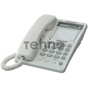 Телефон Panasonic KX-TS2362RUW (белый) {16зн ЖКД, однокноп.набор 20 ном.}