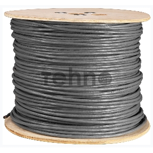 Кабель сетевой Buro FTP 4 пары cat5E solid 0.50мм Cu 305м серый