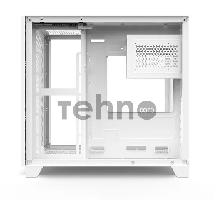 Корпус Formula Crystal Z5 белый без БП mATX 11x120mm 2xUSB2.0 1xUSB3.0 audio bott PSU